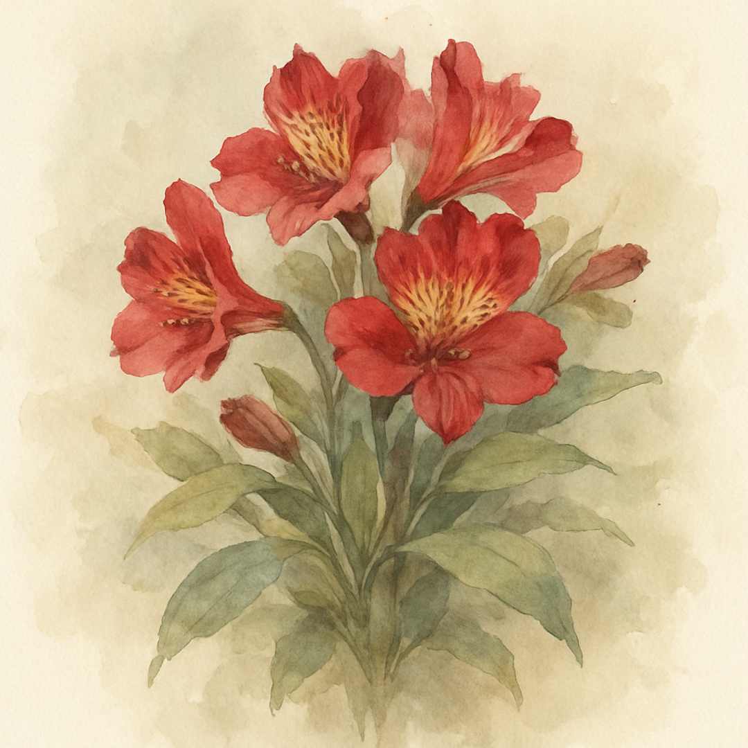 Alstroemeria Inca 'Holland' - Hardy Perennial Plant
