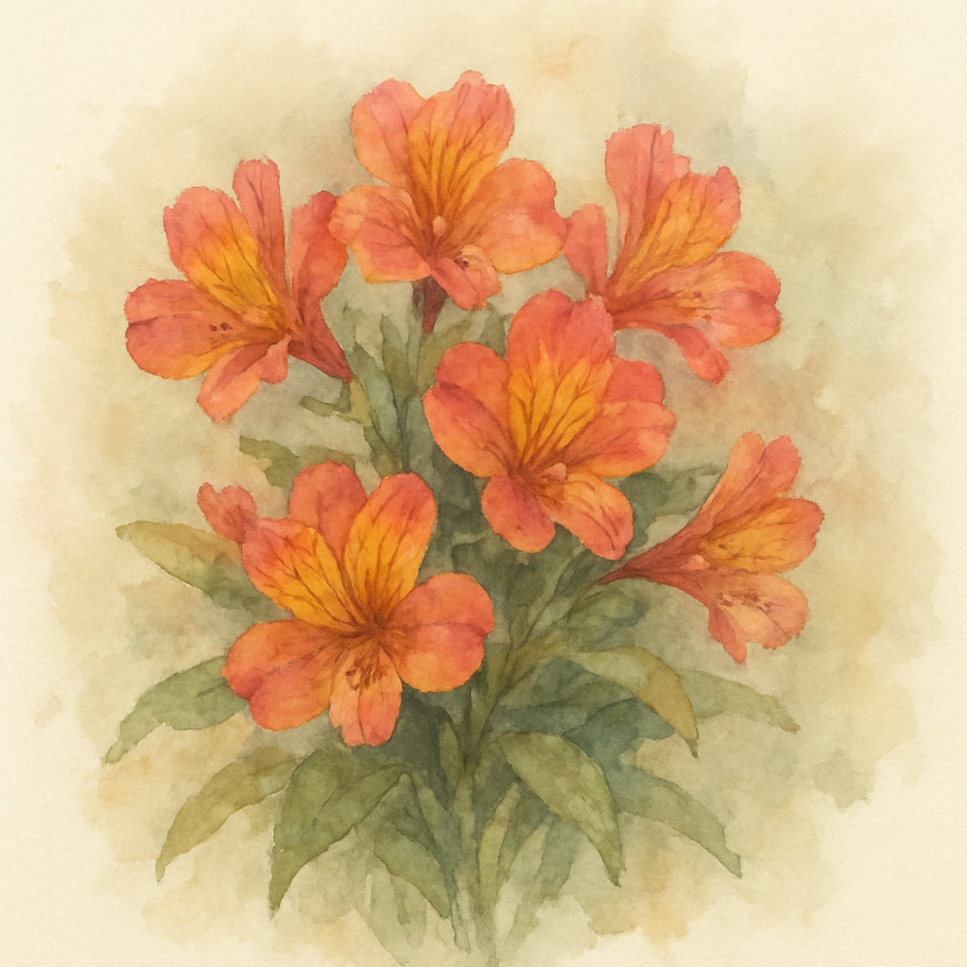 Alstroemeria Inca 'Magic' - Hardy Perennial Plant