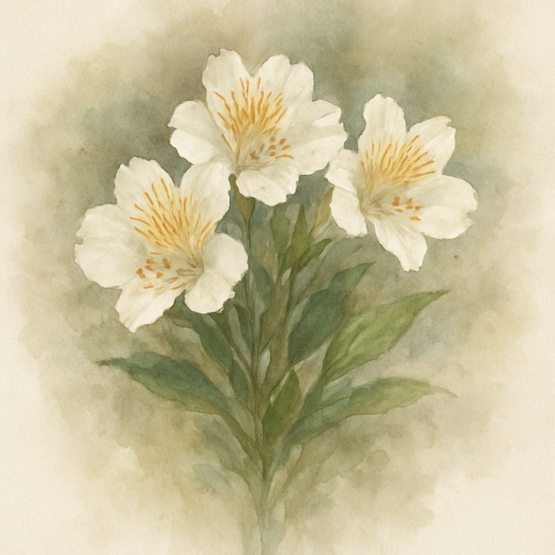 Alstroemeria Inticancha 'Magic White'
