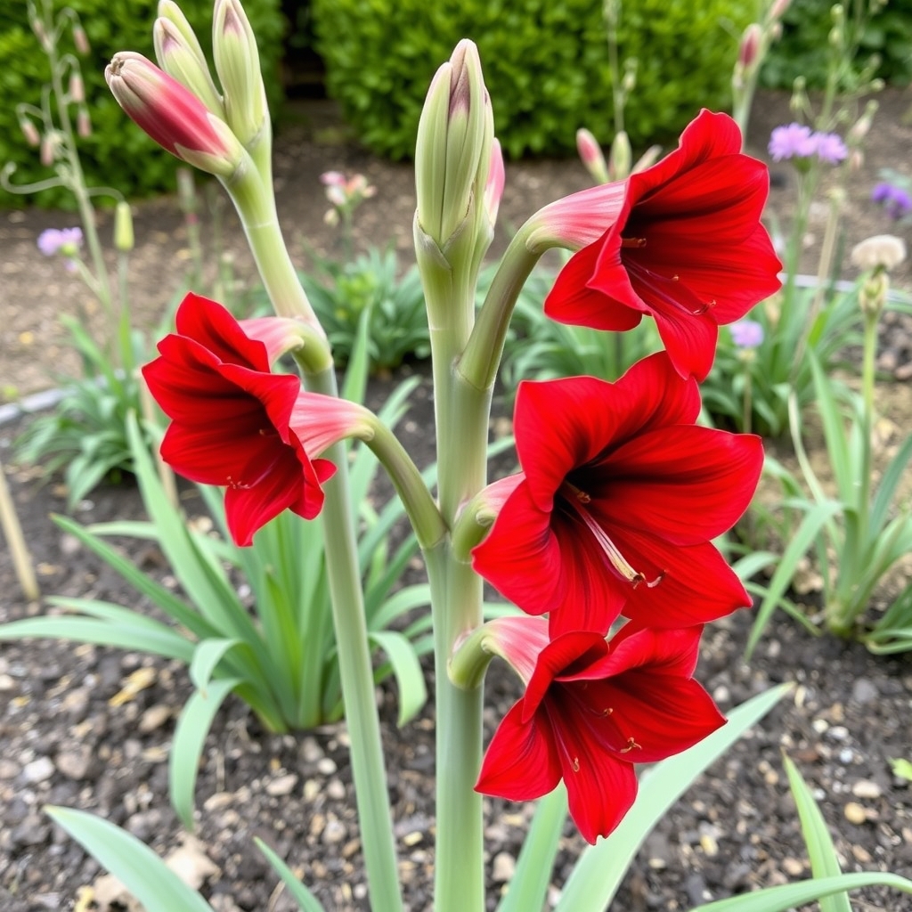Amaryllis Red Peacock Bulbs Uk