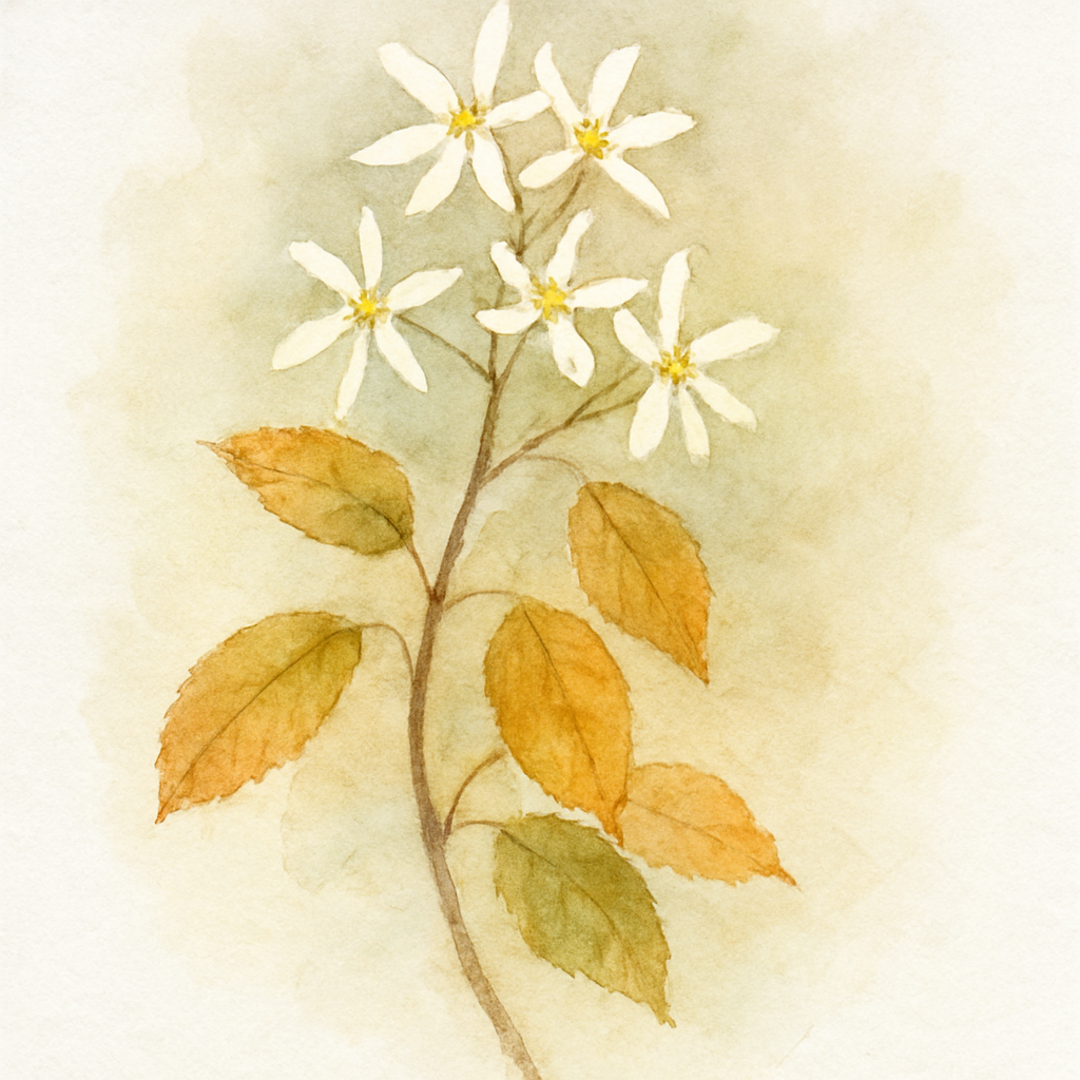 Juneberry Amelanchier Canadensis