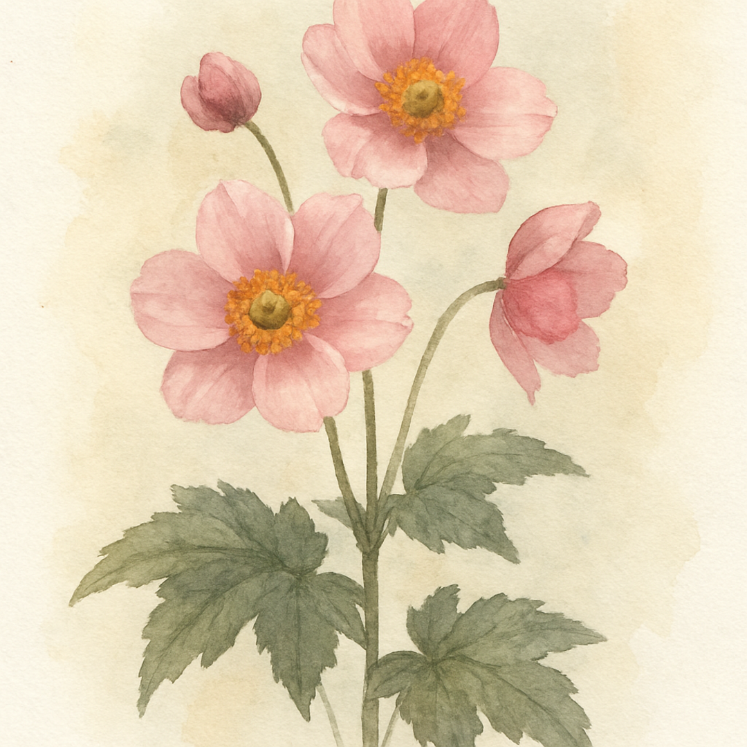 Anemone ‘Royal Blush’ (Japanese Anemone)