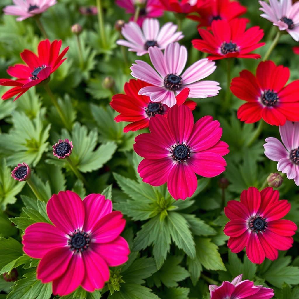 A of Anemone pavonina Mixed Shades
