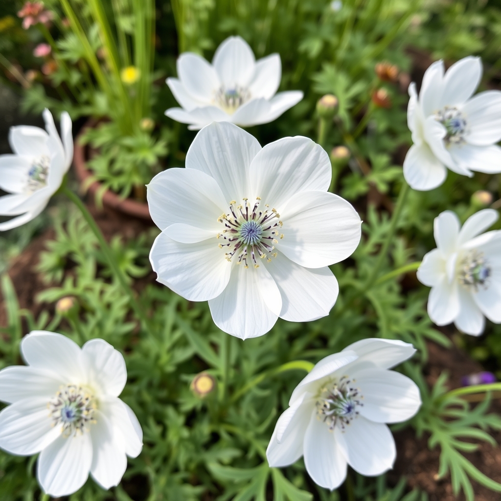 Anemone 'Blue Eyes'