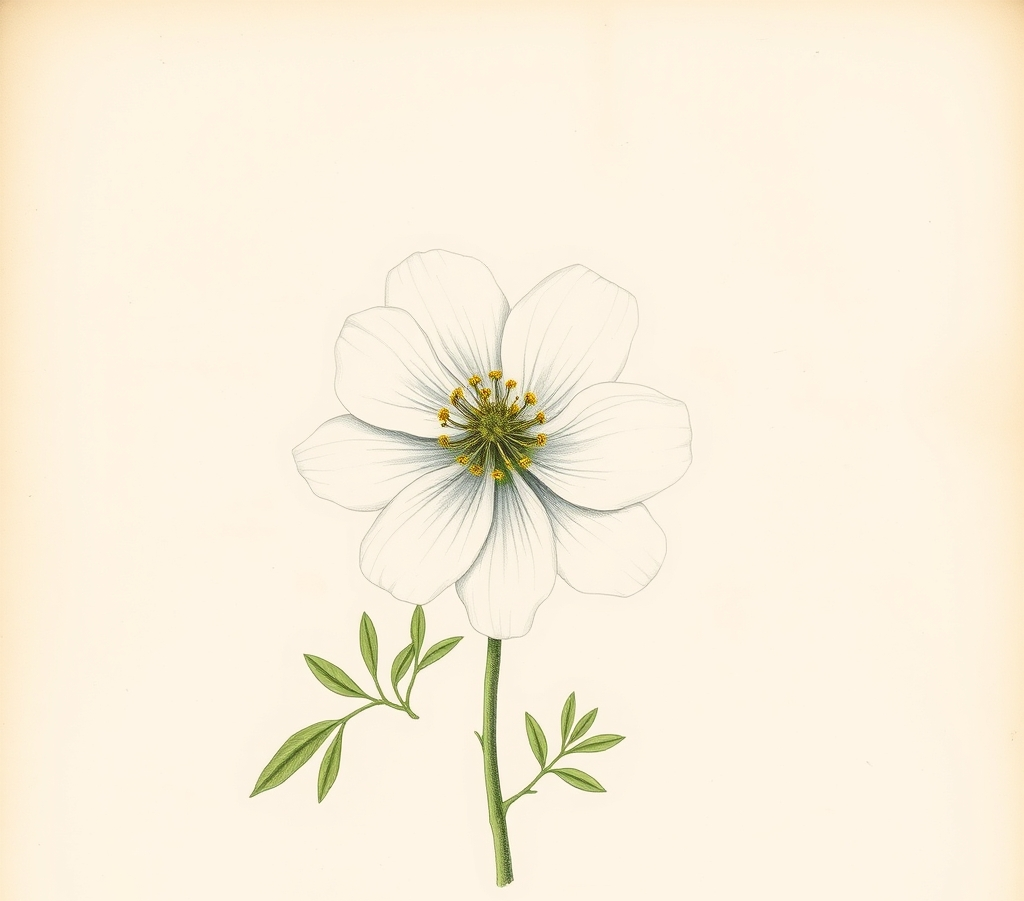 Anemone nemorosa Wilks White