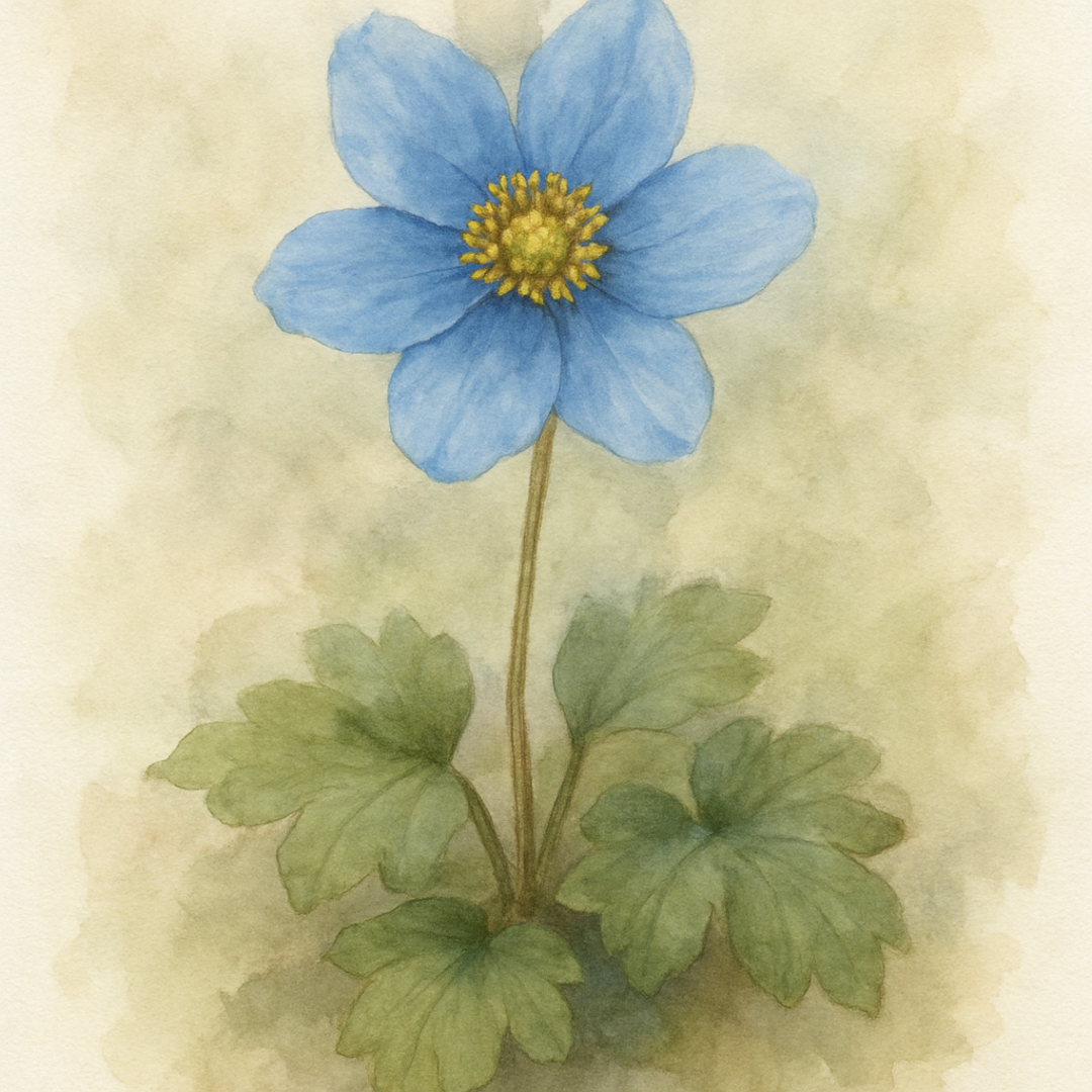 Anemone obtusiloba Big Blue