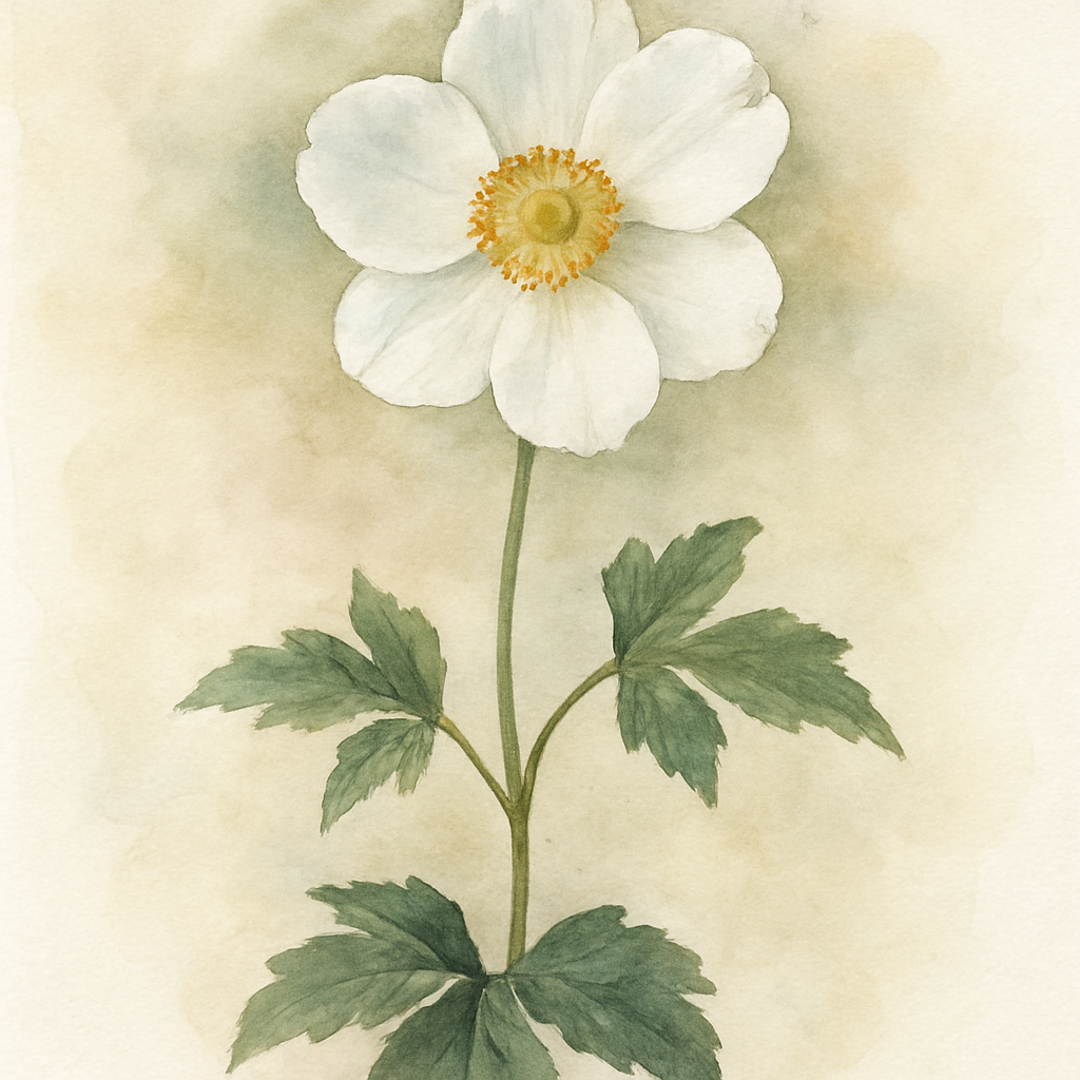 Anemone x hybrida ‘Andrea Atkinson’ (Japanese Anemone)