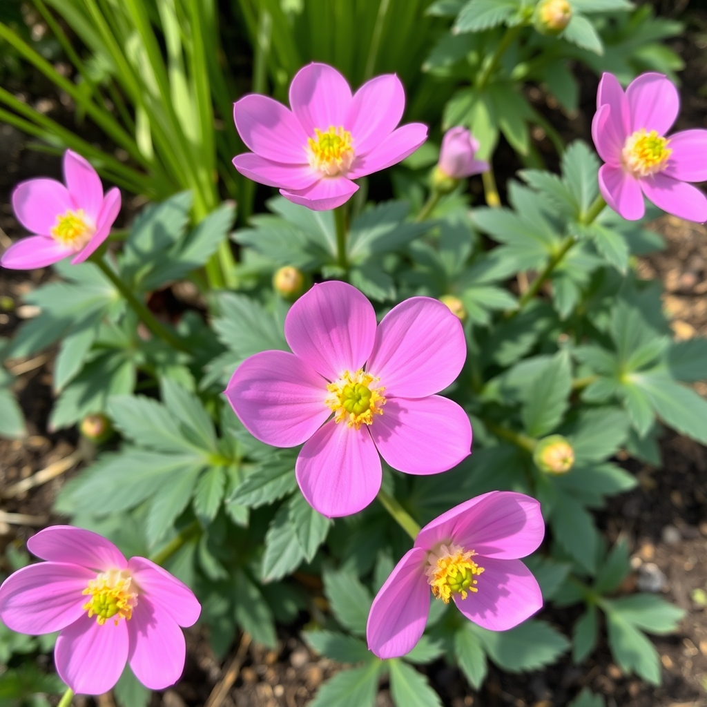 Anemone x hybrida ‘Little Breeze Candy’ (Japanese Anemone)