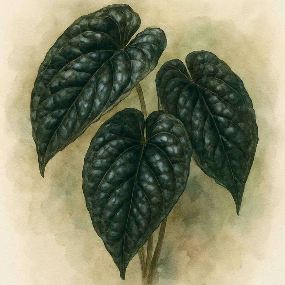 Anthurium luxurians × radicans
