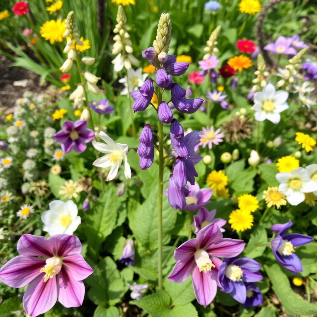 Achillea, Aquilegia & Helleborus Mix