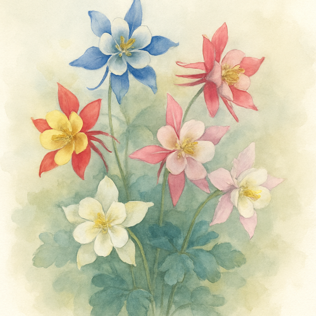 Aquilegia Caerulea Hybr ‘State Series Mix’