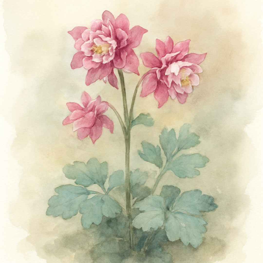 Columbine 'Winky Rosey Rose'