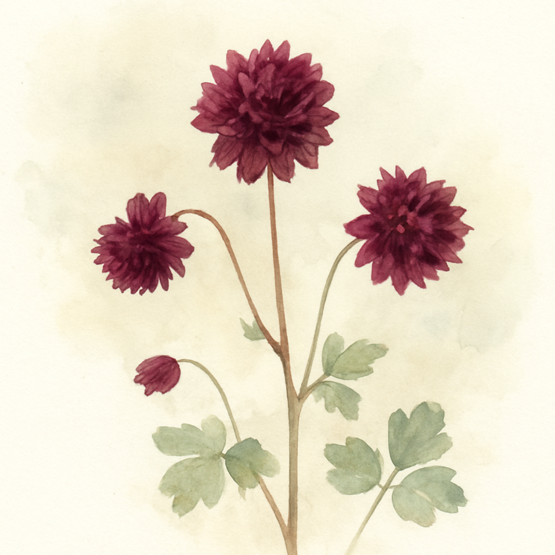 Aquilegia vulg. ‘Bordeaux Barlow’