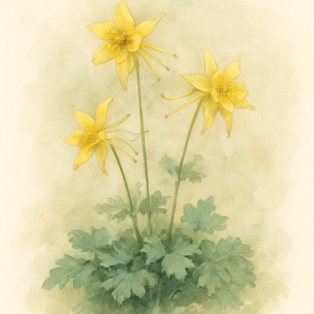 Aquilegia 'Yellow Queen'