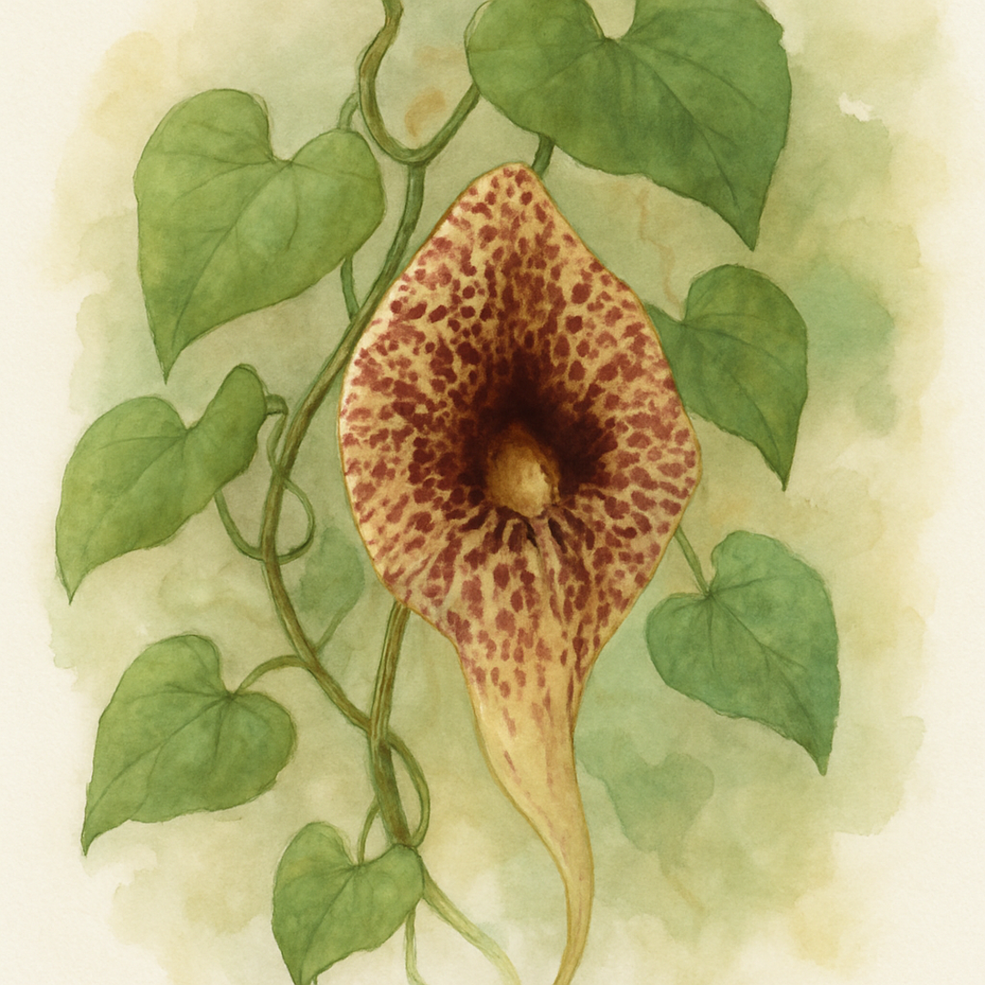 Aristolochia Grandiflora Pelican Flower Calico Flower Climbing