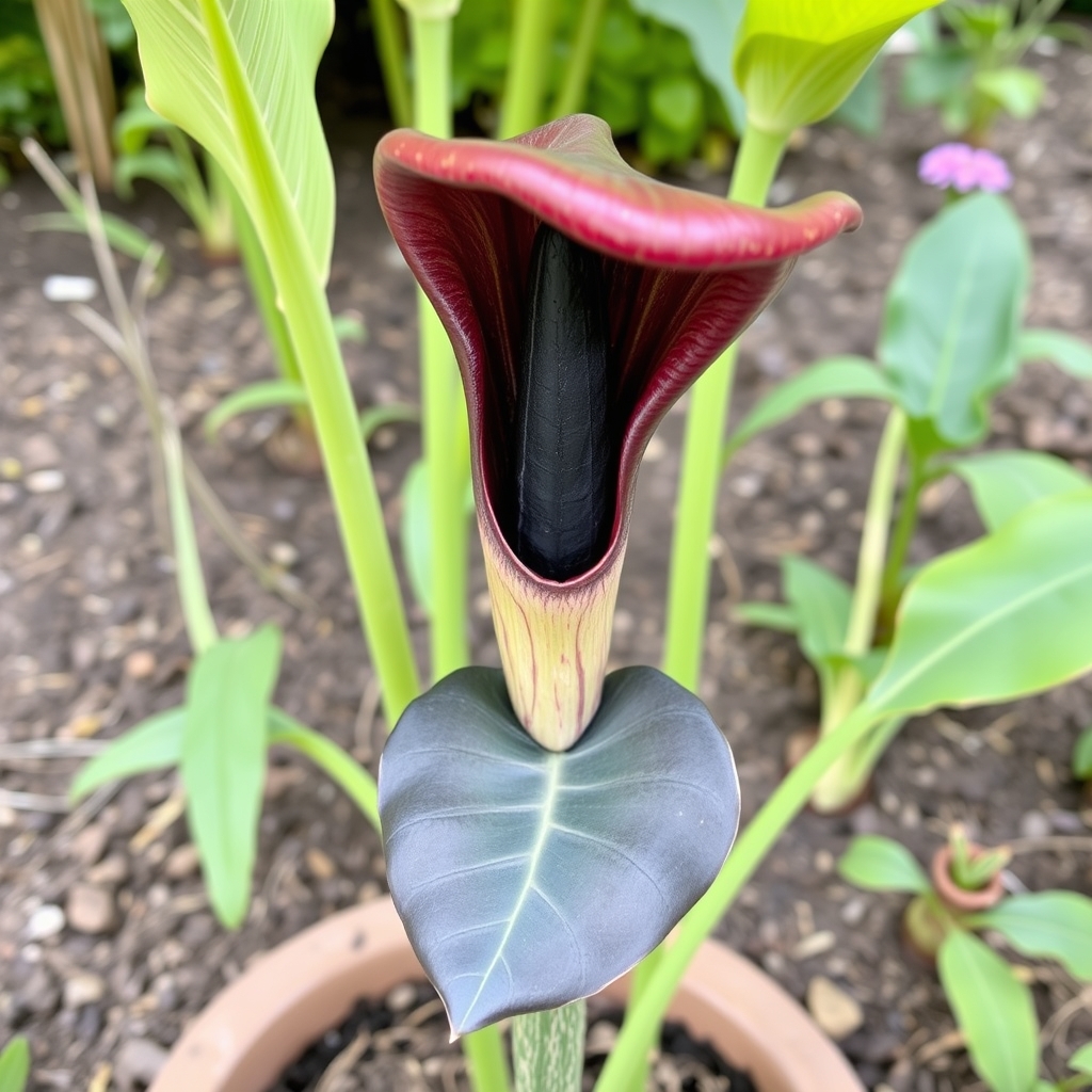 Arum Cornutum Voodoo Lily
