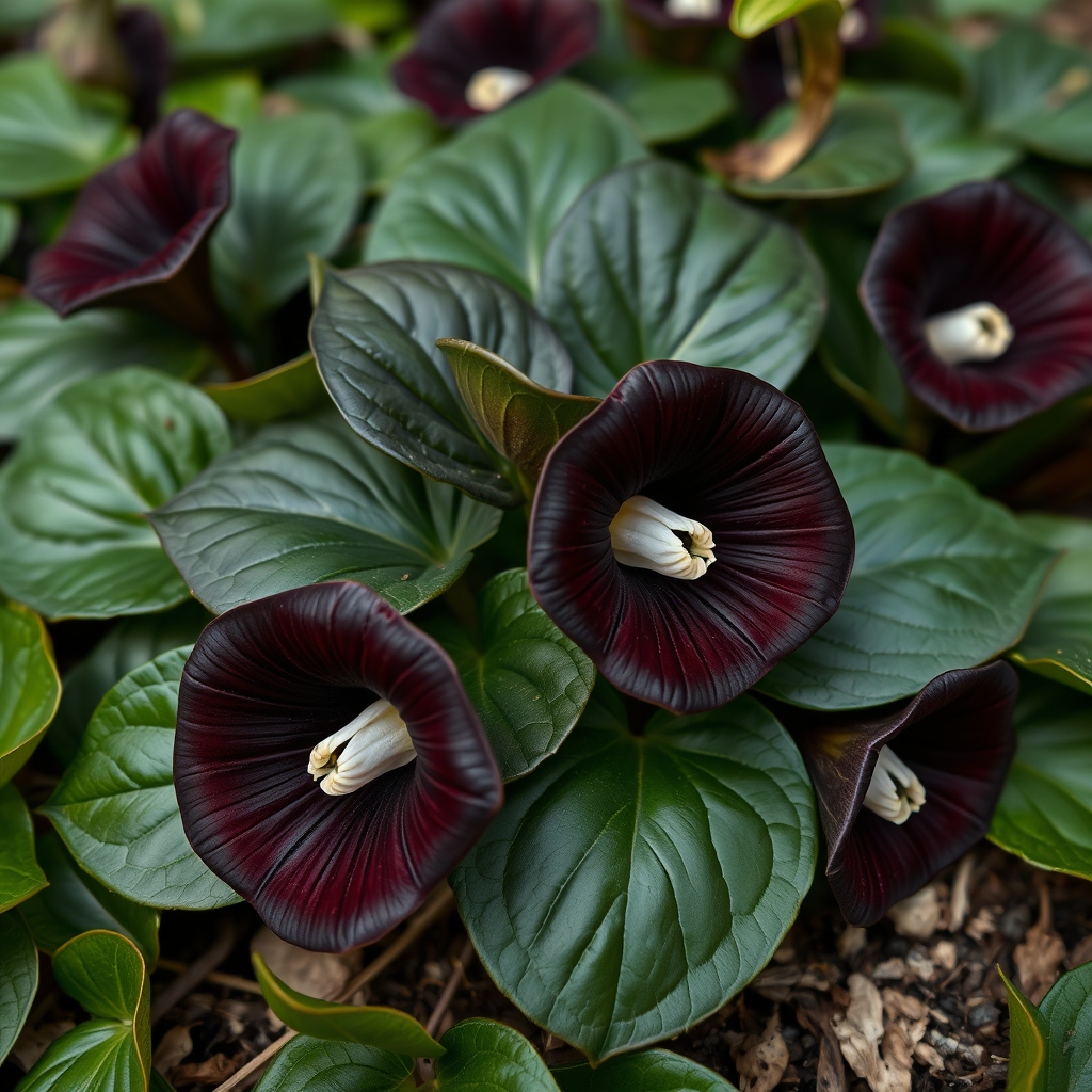 Asarum nobilissimum ‘Deep Throat’
