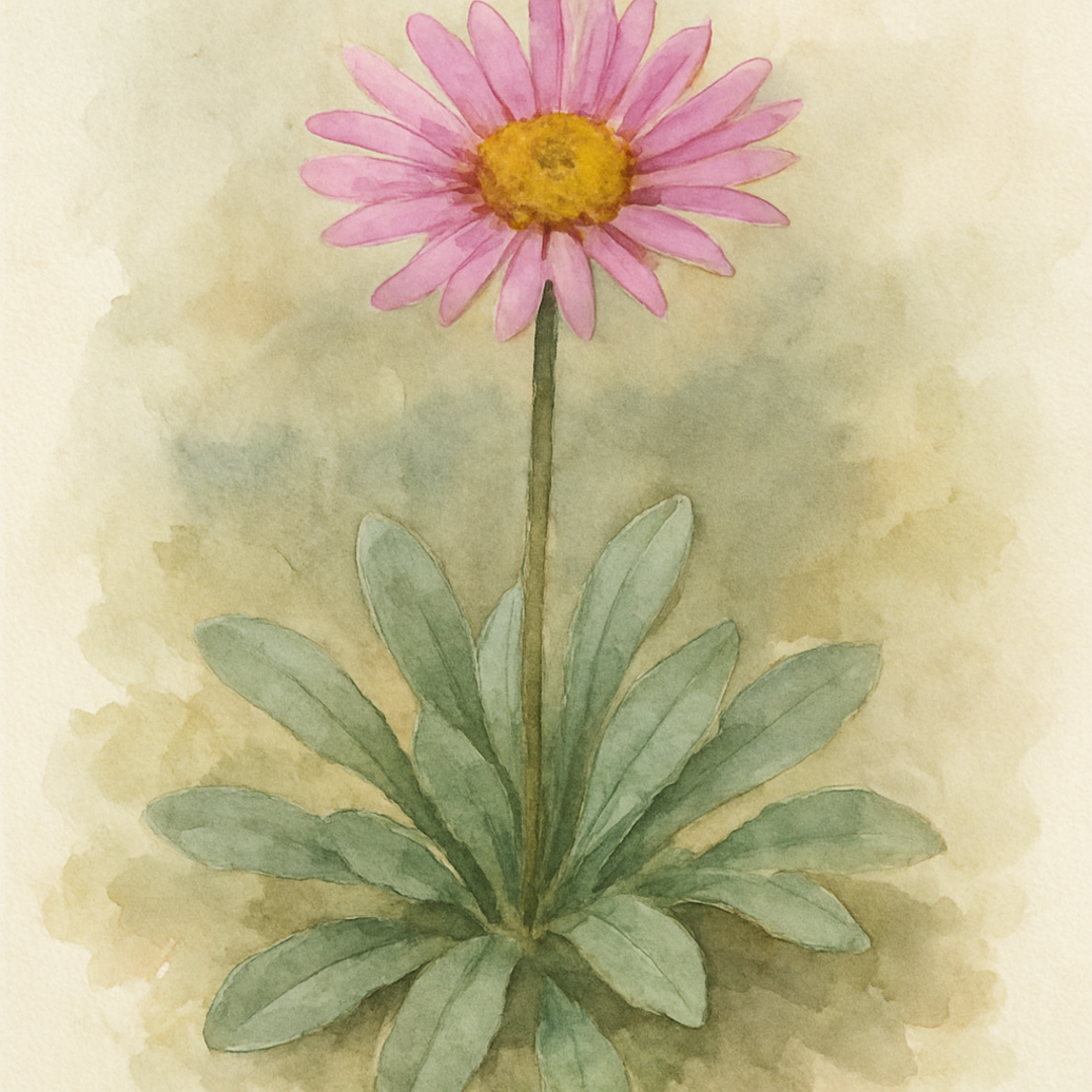 Aster alpinus 'Happy End'