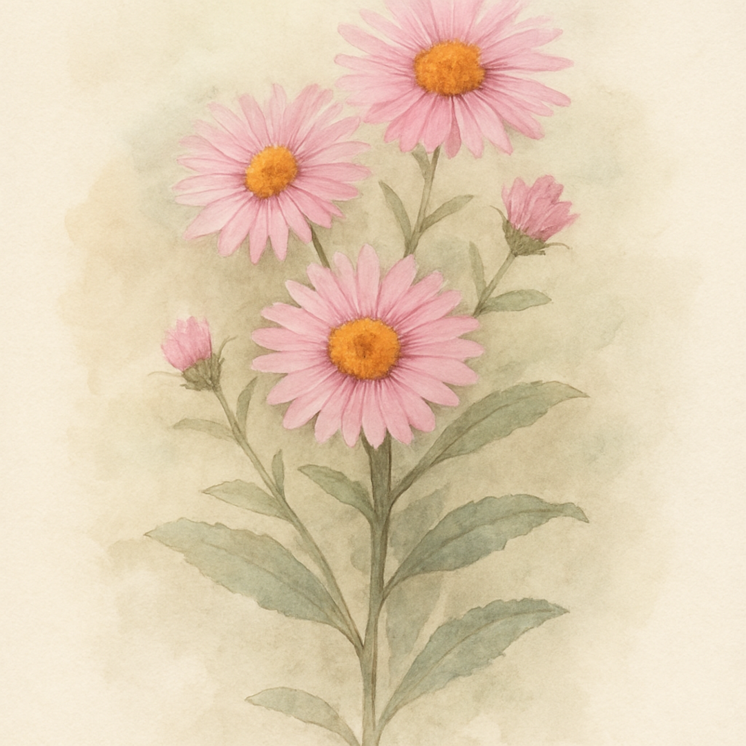 Aster amellus 'Rosa Erfüllung'