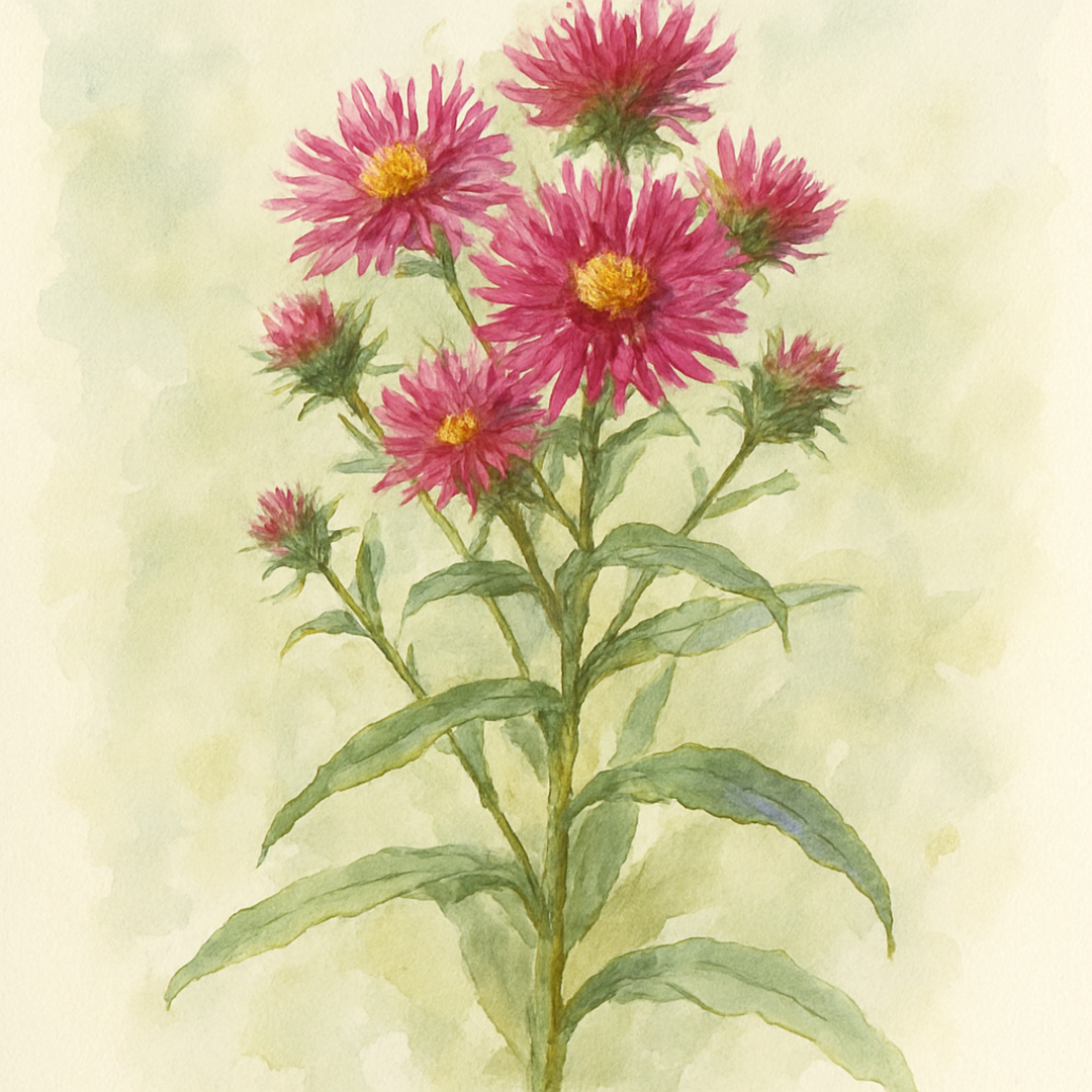 Aster novae a. ‘Andenken an Paul Gerber’