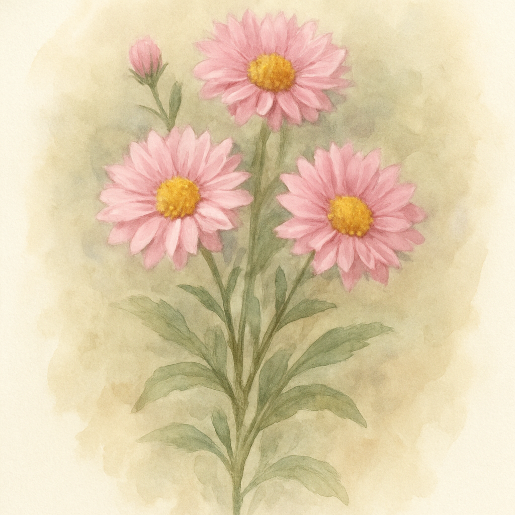Aster Rosa Erfullung