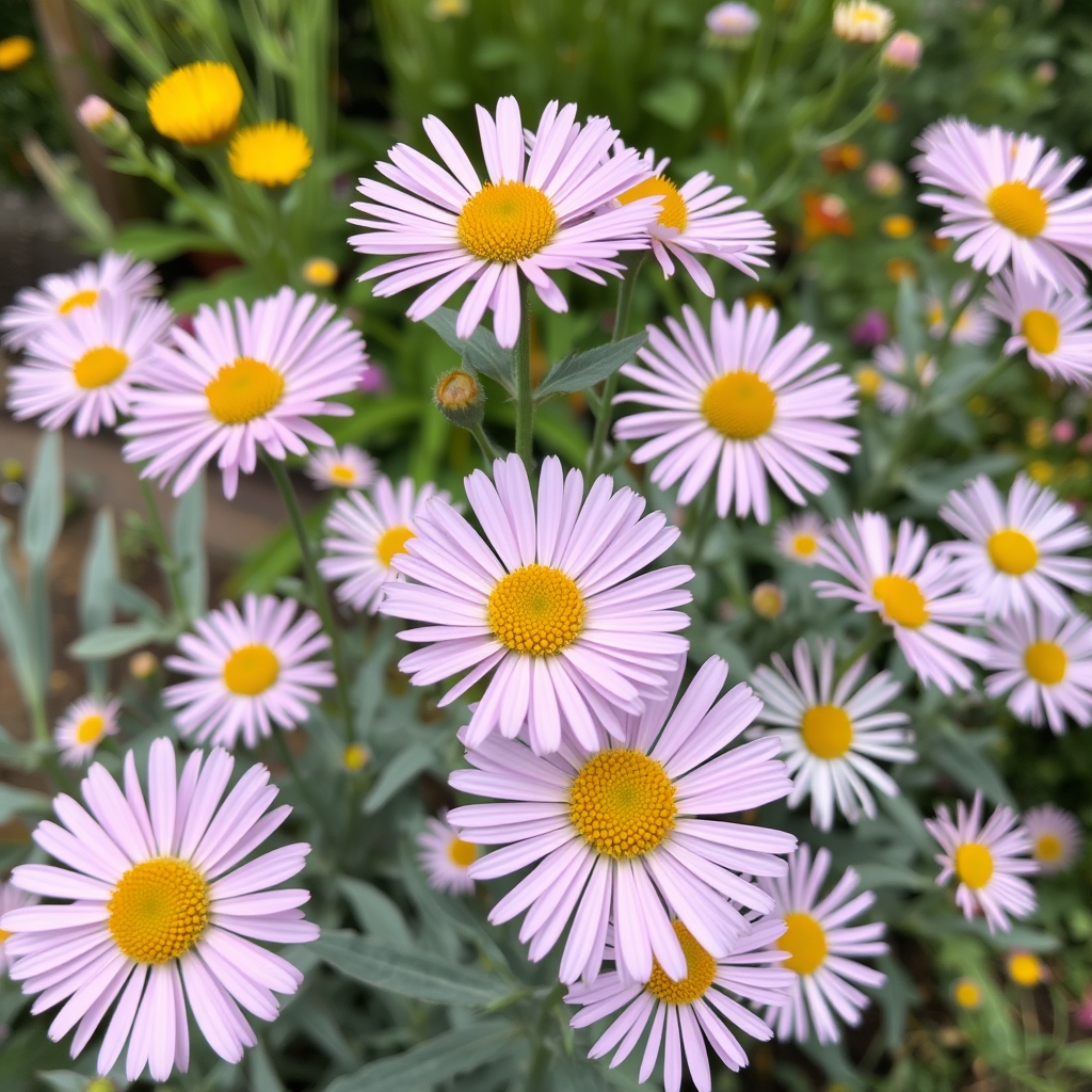 Aster (Symphyotrichum) laeve 'Glow In The Dark'