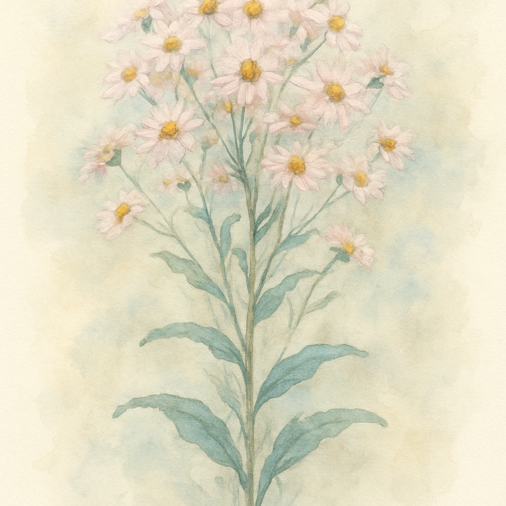 Aster (Symphyotrichum) laeve 'Glow In The Dark'