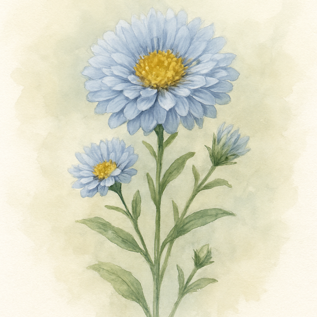 Aster (Symphyotrichum) novi belgii ‘Marie Ballard’