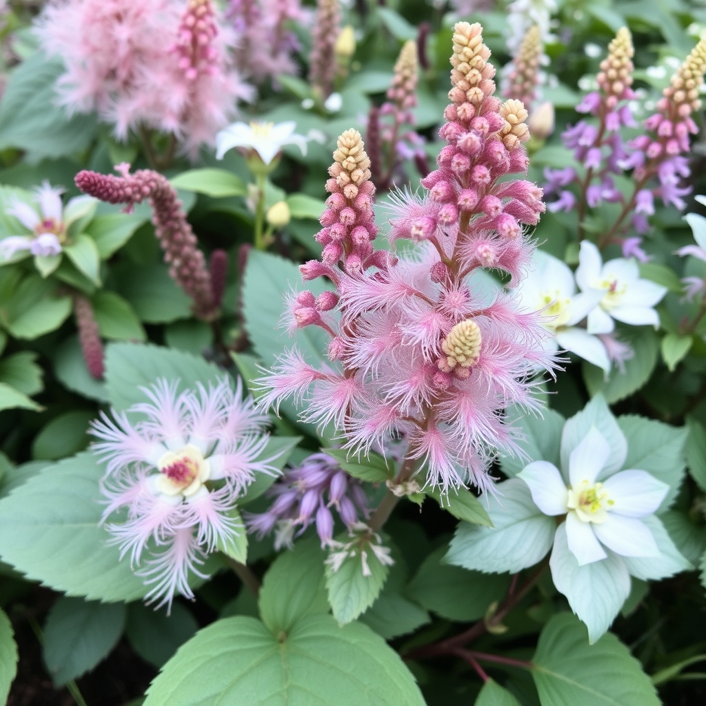 Helleborus, Astilbe & Pulmonaria Mix