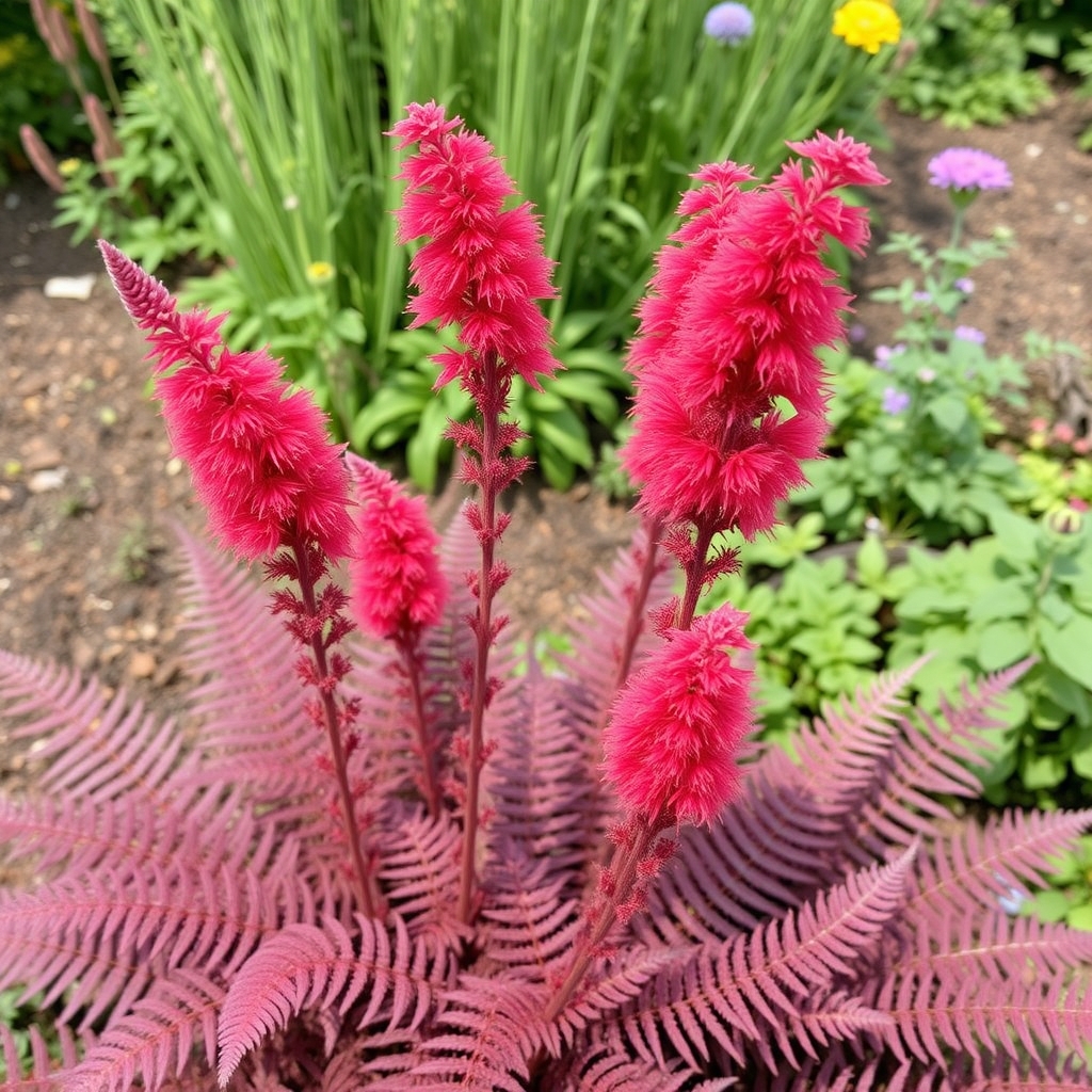 Astilbe Red Drumset