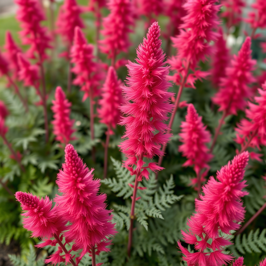 Astilbe Visions in Red