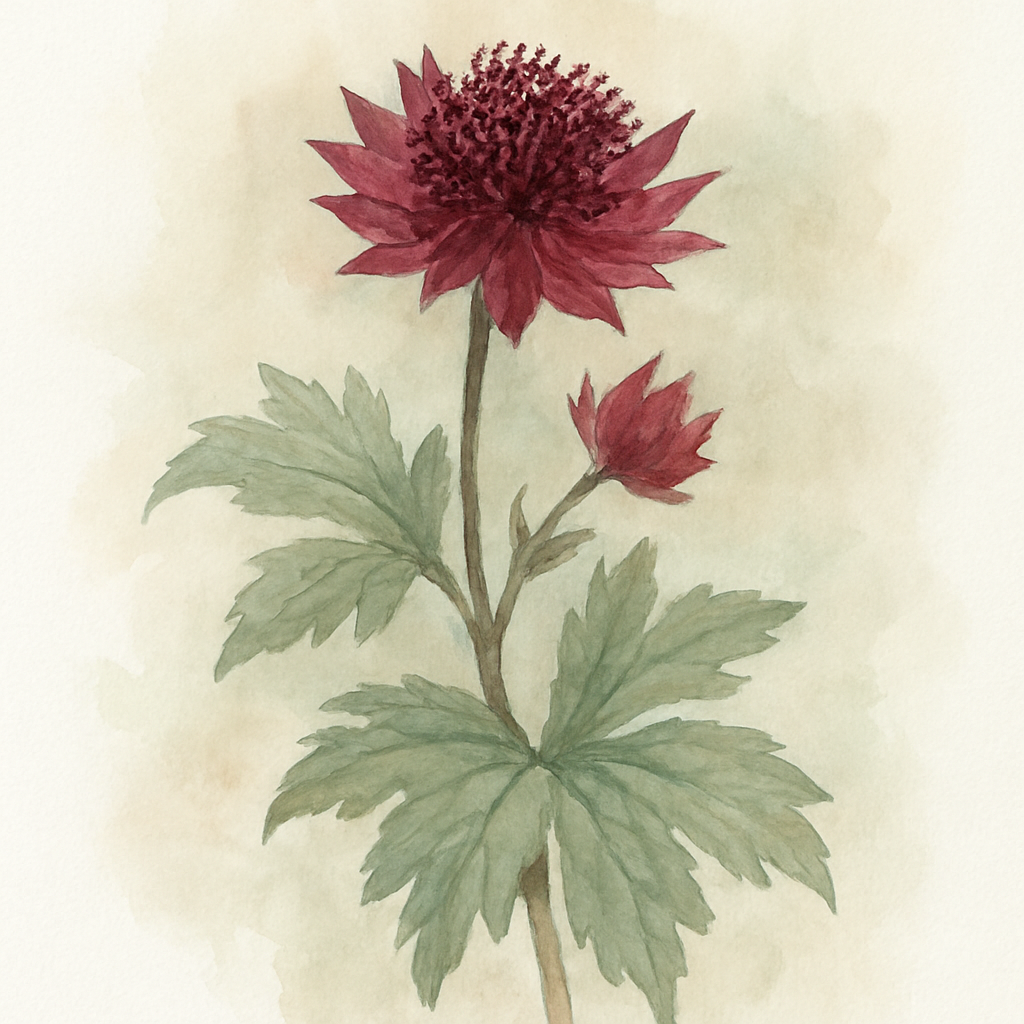 Astrantia ‘Magical Red’