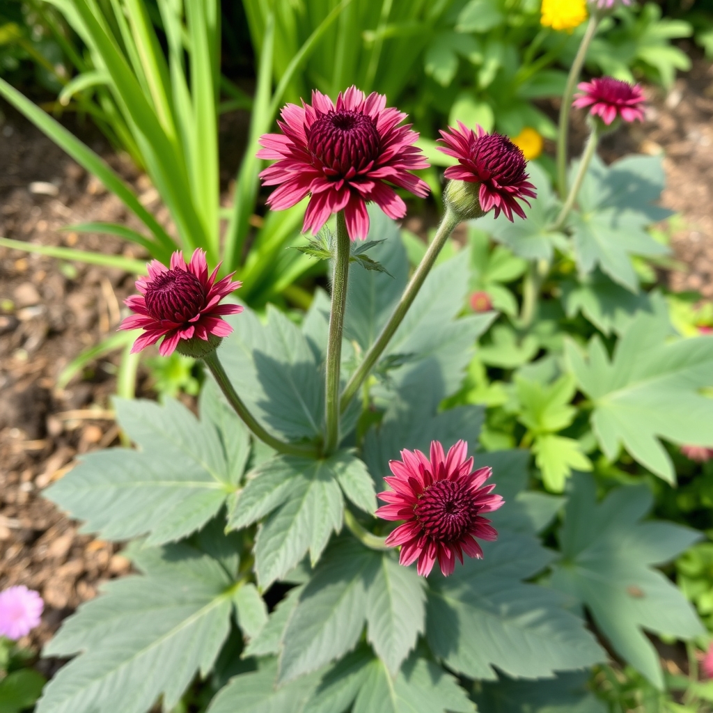 Astrantia 'Moulin Rouge'