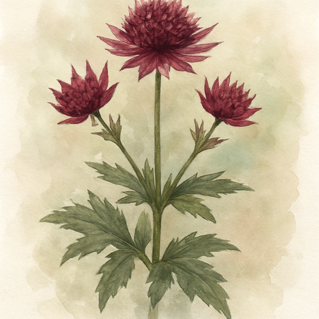 Astrantia Ruby Wedding