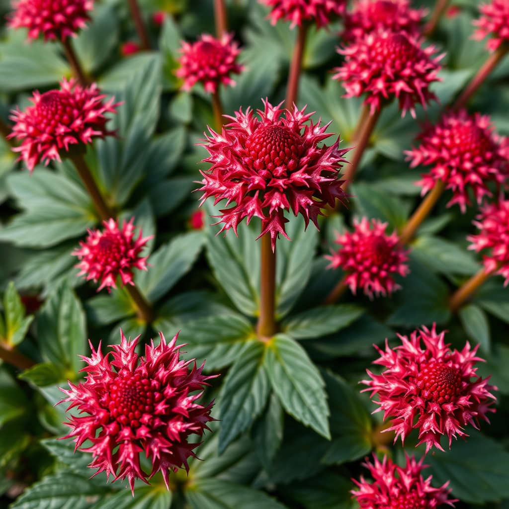 Astrantia Sparkling Stars Red