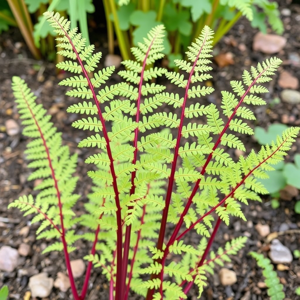 Athyrium Lady In Red Bare Roots Uk