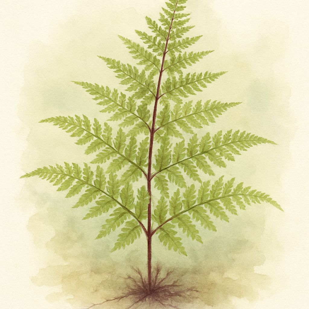 Athyrium Lady In Red