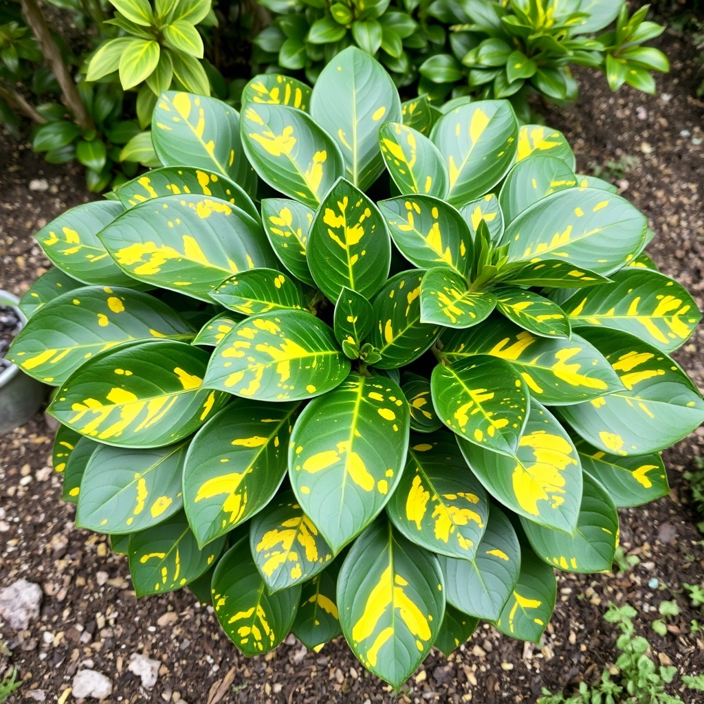 Aucuba japonica ‘Crotonifolia’