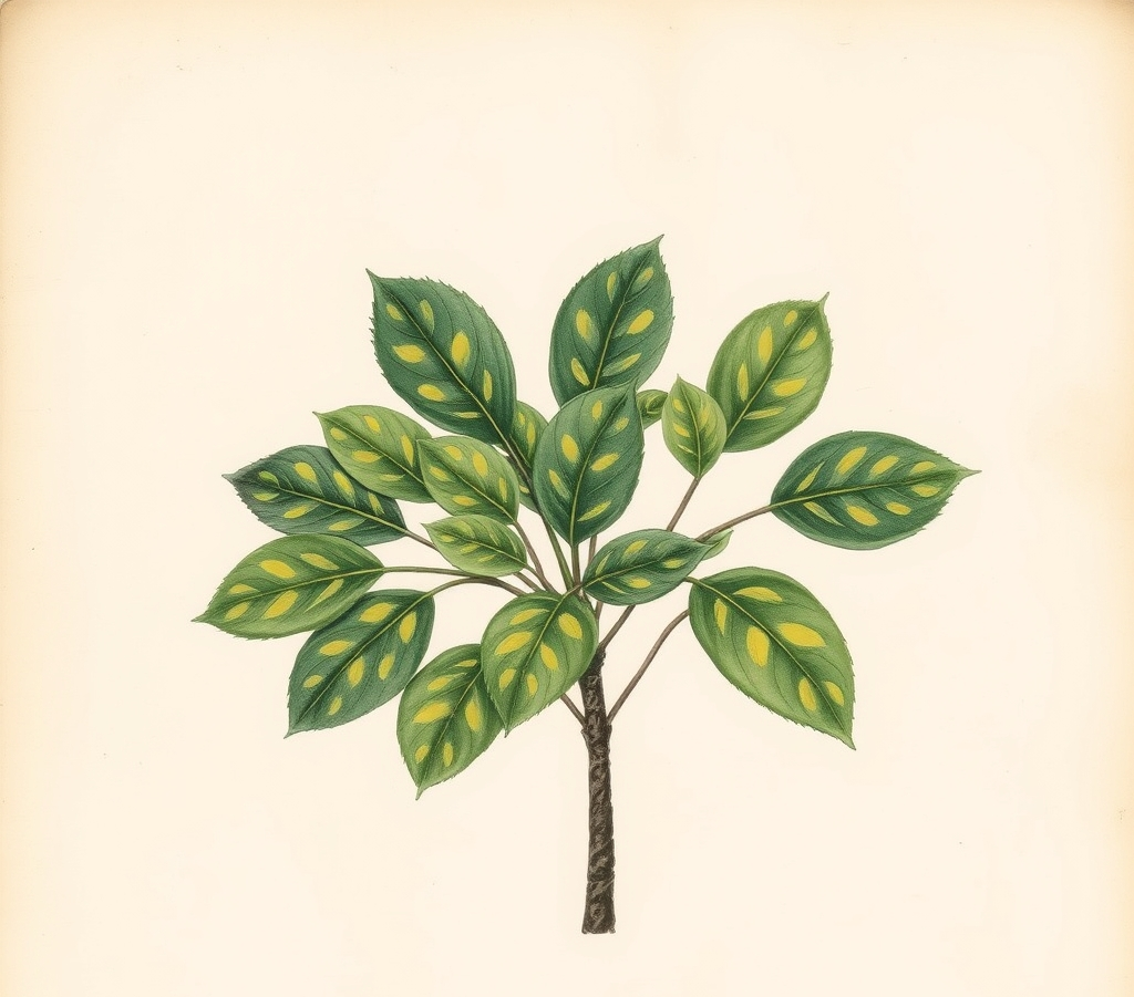Aucuba japonica 'Rozannie' Compact Spotted Laurel