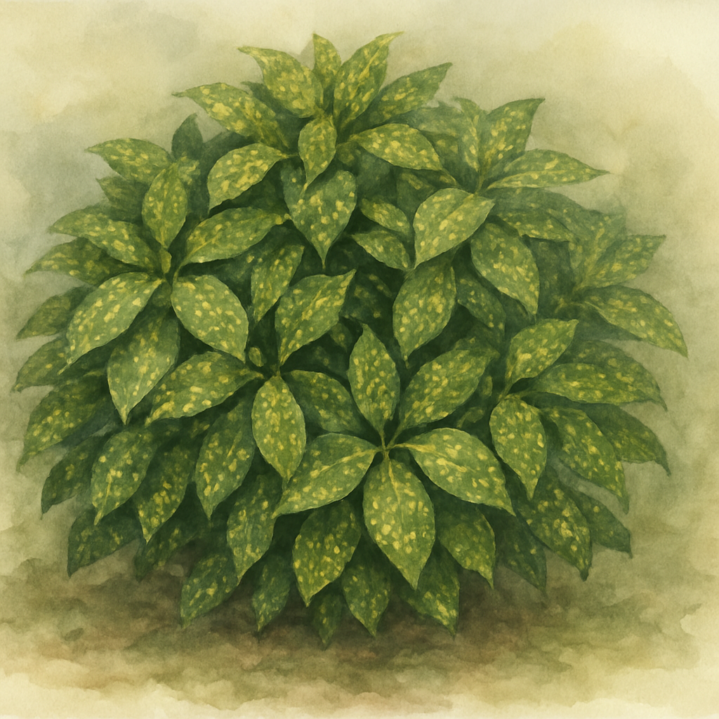 Aucuba japonica Variegata Gold Dust Plant