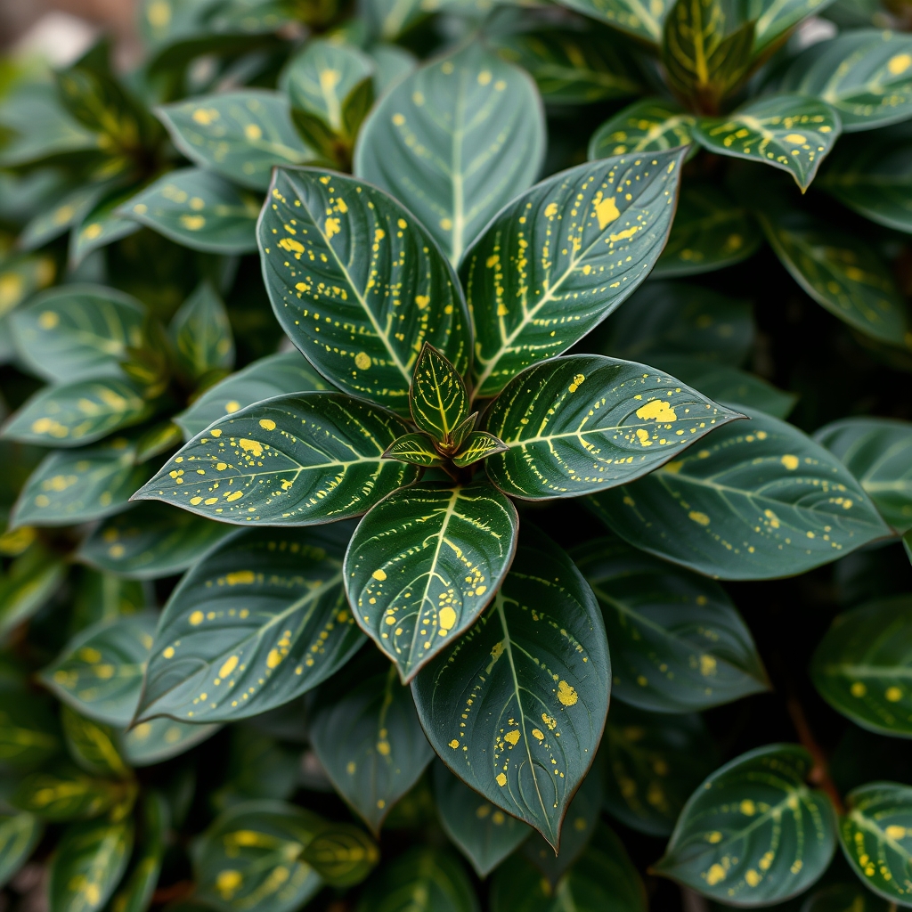 Aucuba japonica ‘Variegata’
