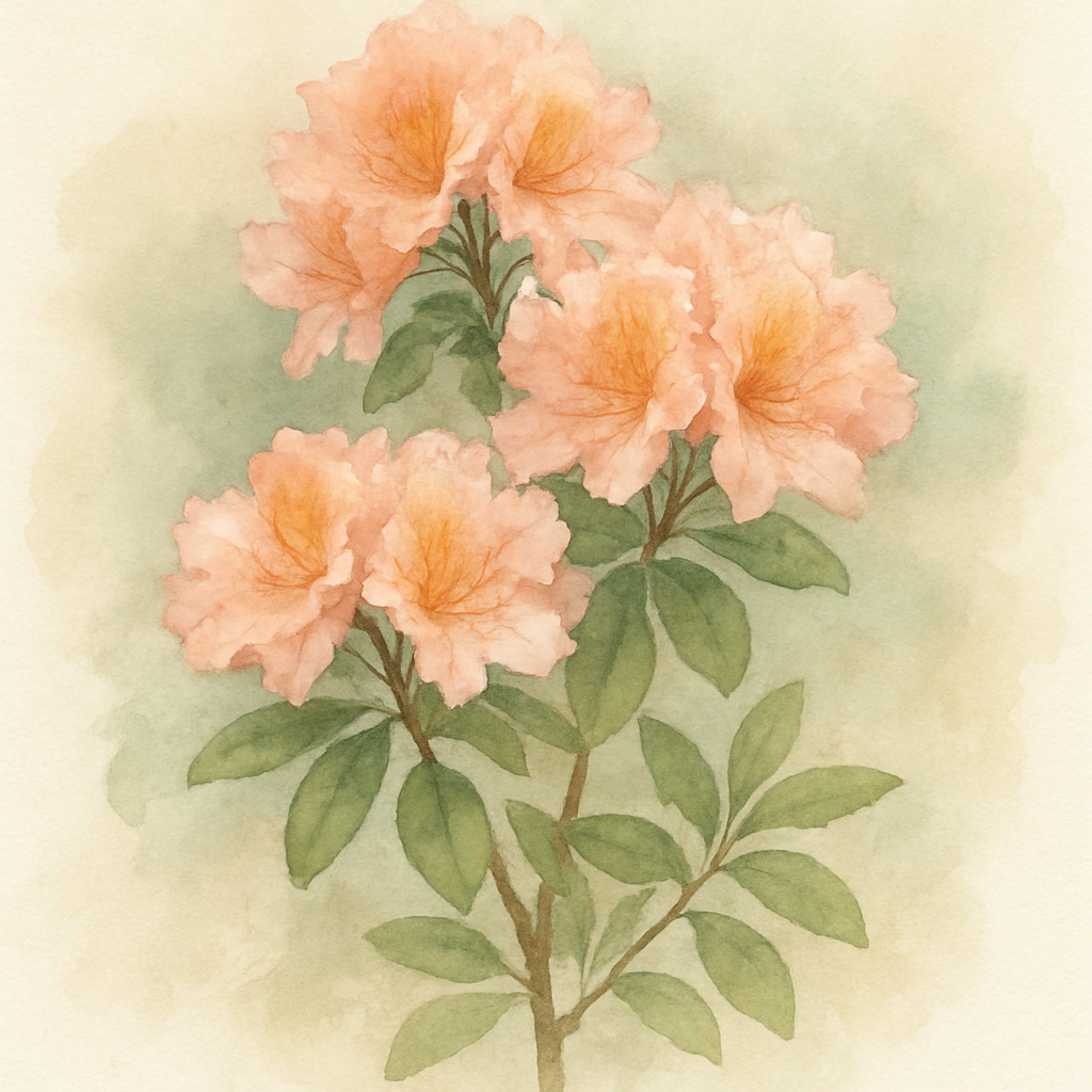 Azalea 'Cannon's Double' Shrub