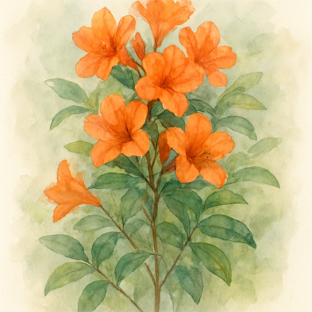 Azalea Geisha Orange Shrub