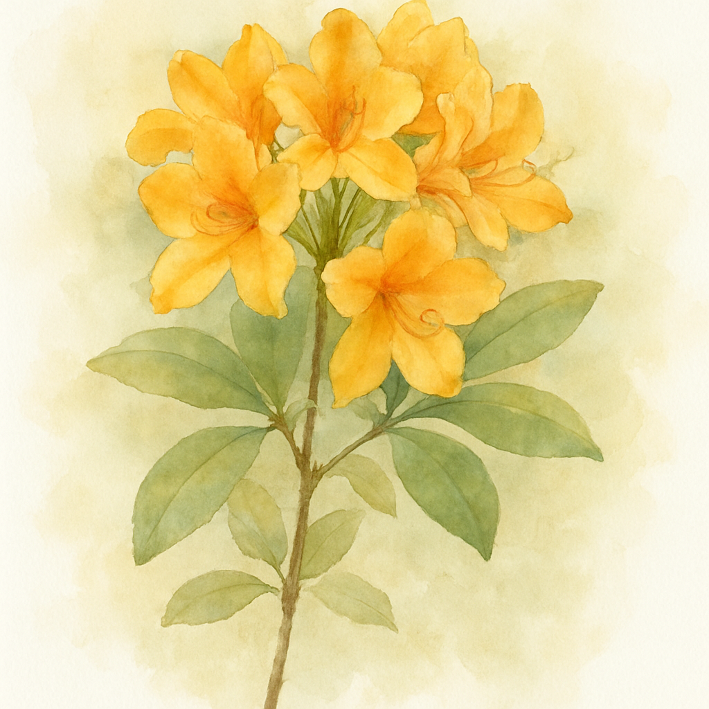 Azalea 'Golden Lights' Shrub