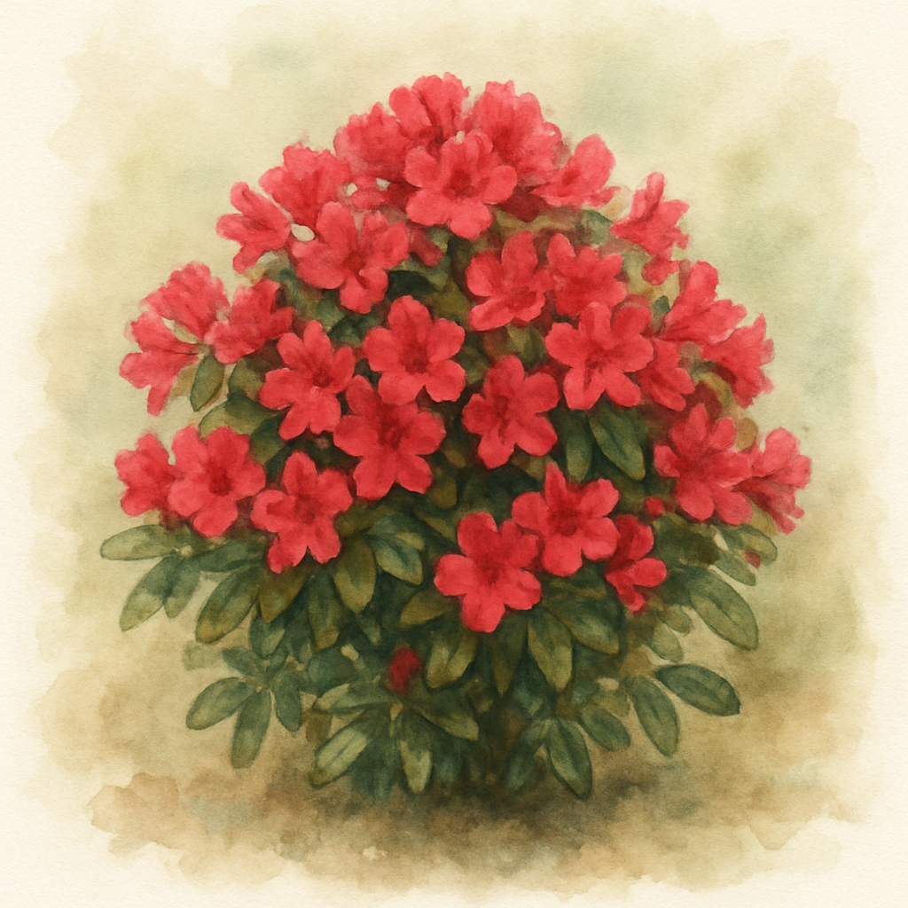 Rhododendron 'Hino Crimson'