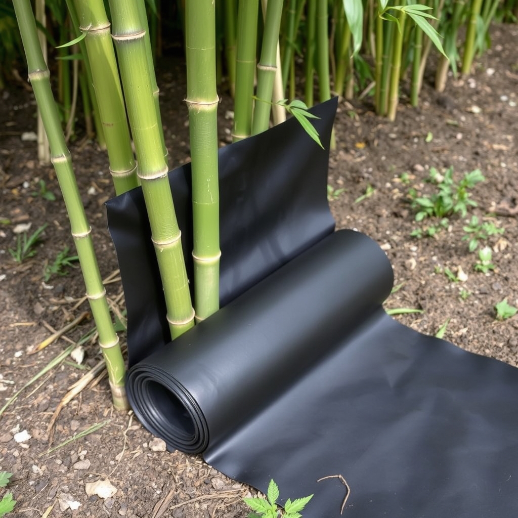Bamboo root barrier roll 9m x 40cm