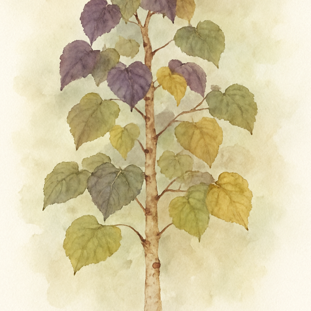 Betula ermanii 'Mount Zao Purple'