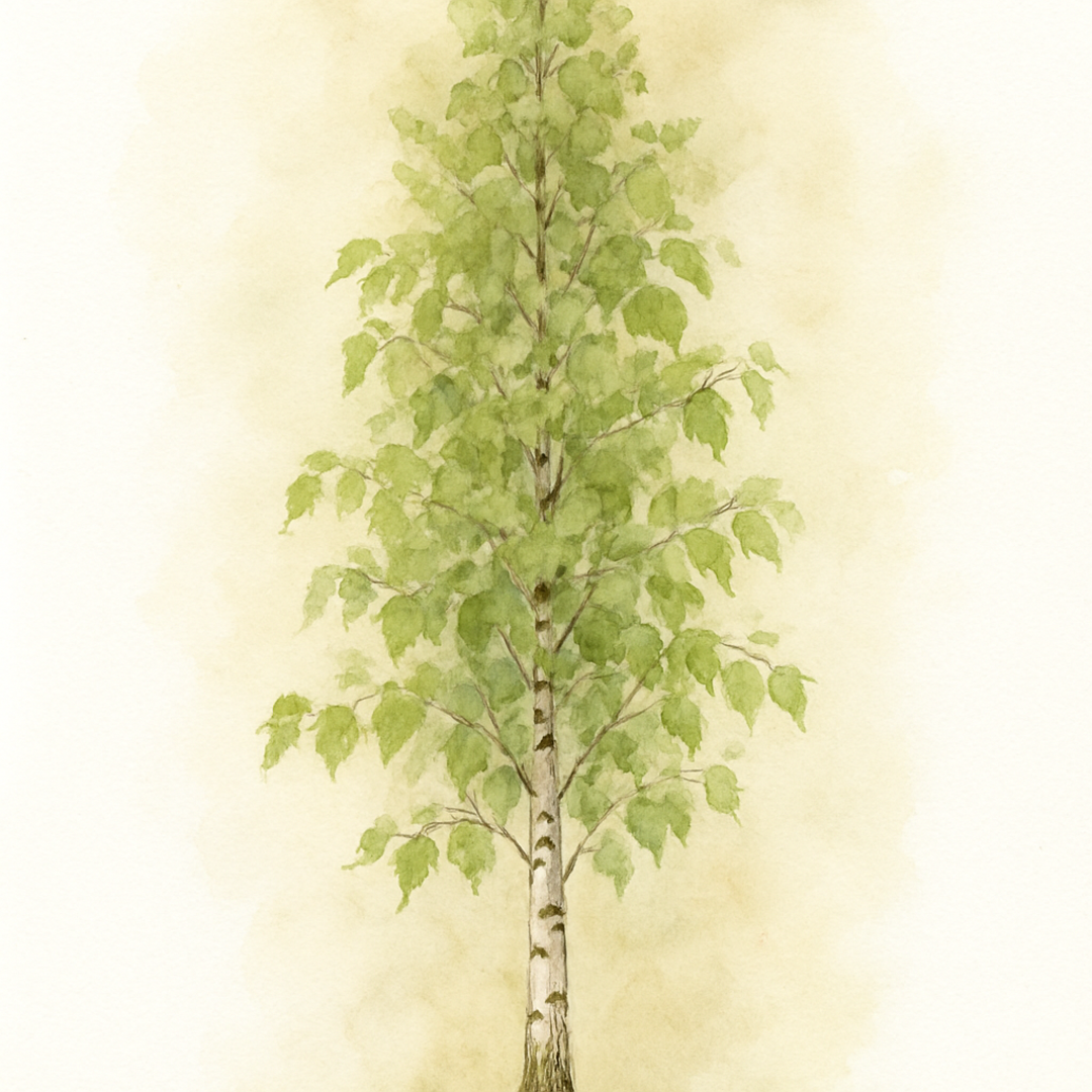 Betula pendula Upright Silver Birch 'Fastigiata Joes'