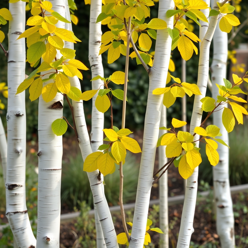 Betula Utilis Jacquemontii Himalayan Birch Potted Garden Trees 6 6.5ft 175/