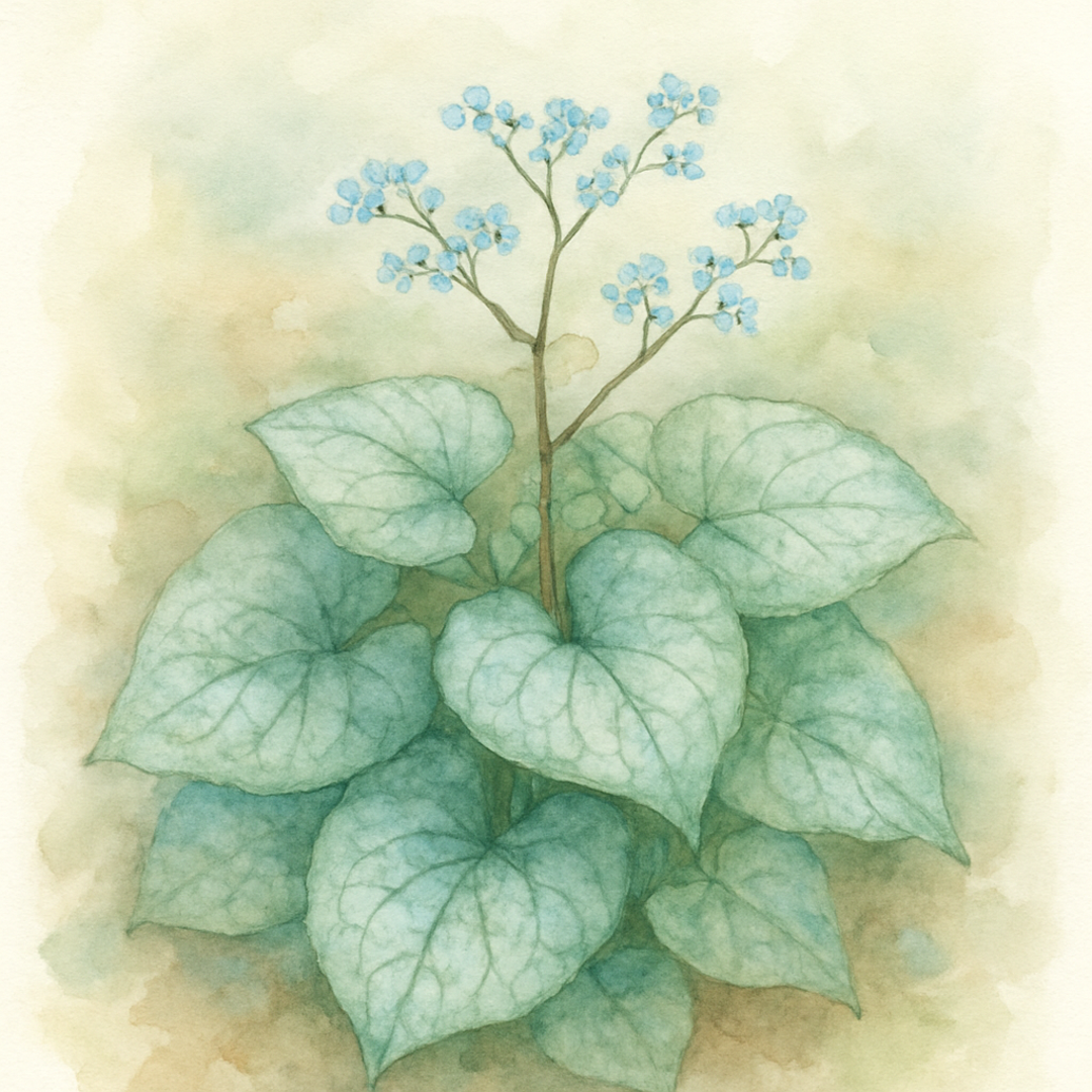 Brunnera macrophylla Looking Glass